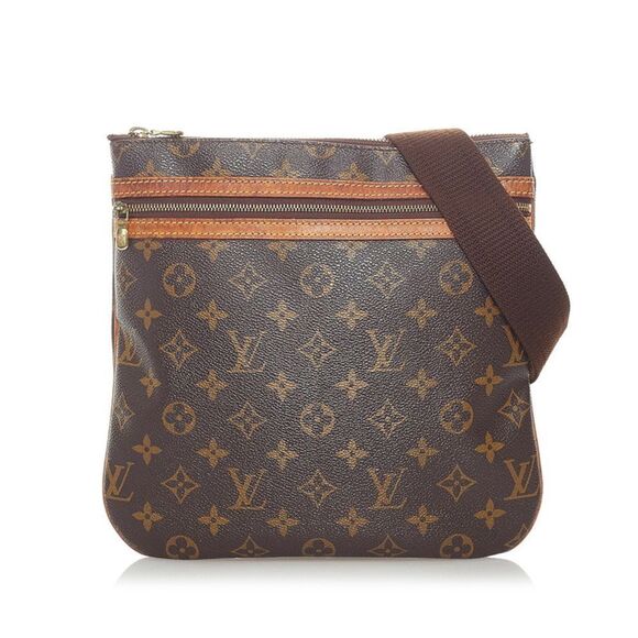 Louis Vuitton Handbags - Louis Vuitton Pochette Bosphore Brown Monogram PVC Leather Shoulder Bag